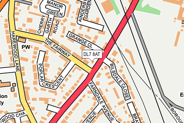 DL7 8AT map - OS OpenMap – Local (Ordnance Survey)