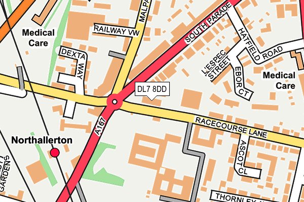 DL7 8DD map - OS OpenMap – Local (Ordnance Survey)