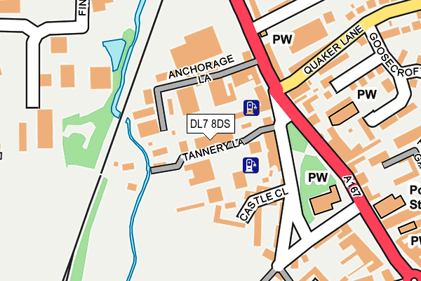 DL7 8DS map - OS OpenMap – Local (Ordnance Survey)