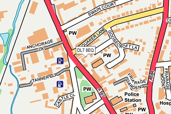 DL7 8EQ map - OS OpenMap – Local (Ordnance Survey)