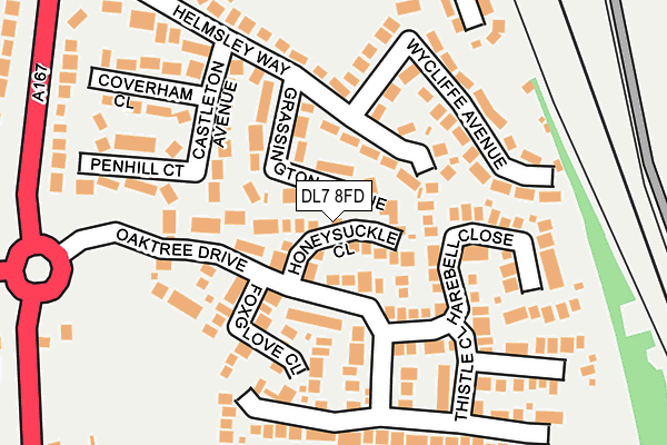 DL7 8FD map - OS OpenMap – Local (Ordnance Survey)