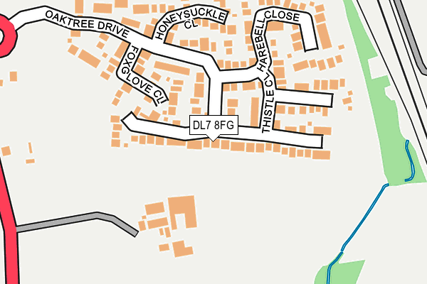 DL7 8FG map - OS OpenMap – Local (Ordnance Survey)