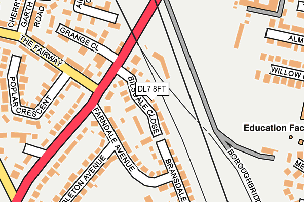 DL7 8FT map - OS OpenMap – Local (Ordnance Survey)