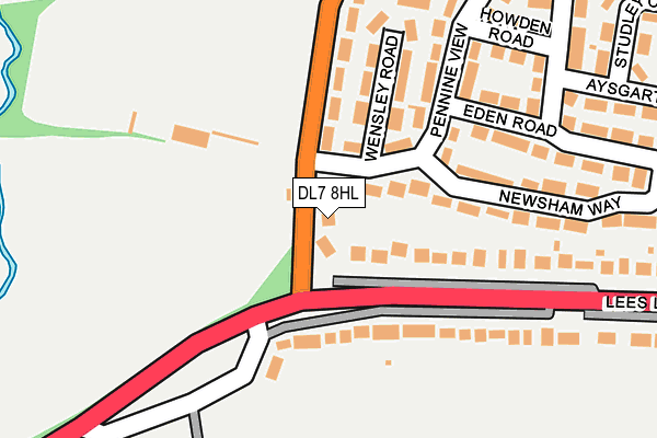 DL7 8HL map - OS OpenMap – Local (Ordnance Survey)