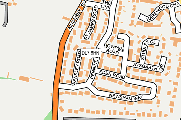 DL7 8HN map - OS OpenMap – Local (Ordnance Survey)