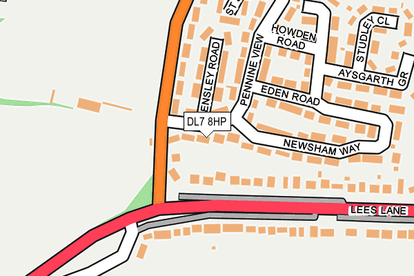 DL7 8HP map - OS OpenMap – Local (Ordnance Survey)