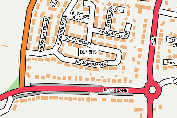 DL7 8HS map - OS OpenMap – Local (Ordnance Survey)