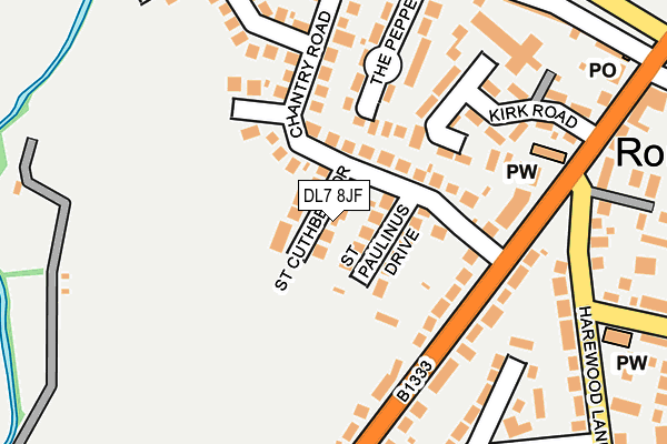 DL7 8JF map - OS OpenMap – Local (Ordnance Survey)