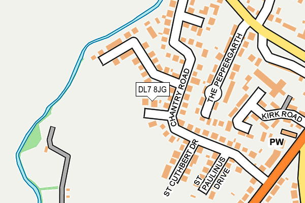 DL7 8JG map - OS OpenMap – Local (Ordnance Survey)