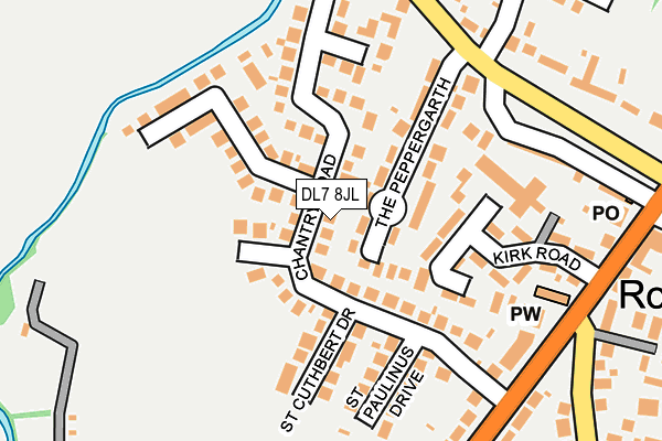 DL7 8JL map - OS OpenMap – Local (Ordnance Survey)