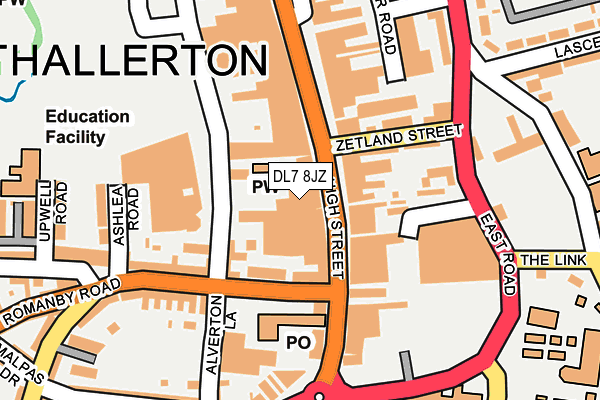 Map of ABBINGTON BLAKE ASSOCIATES LTD at local scale