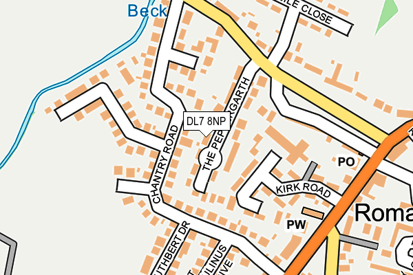 DL7 8NP map - OS OpenMap – Local (Ordnance Survey)