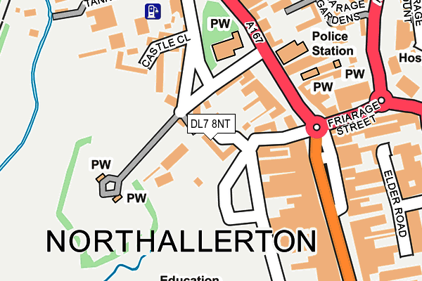 DL7 8NT map - OS OpenMap – Local (Ordnance Survey)