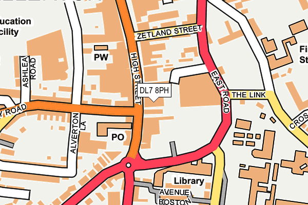DL7 8PH map - OS OpenMap – Local (Ordnance Survey)