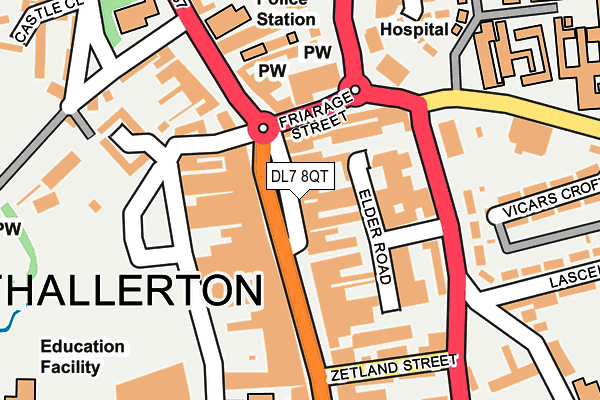 DL7 8QT map - OS OpenMap – Local (Ordnance Survey)