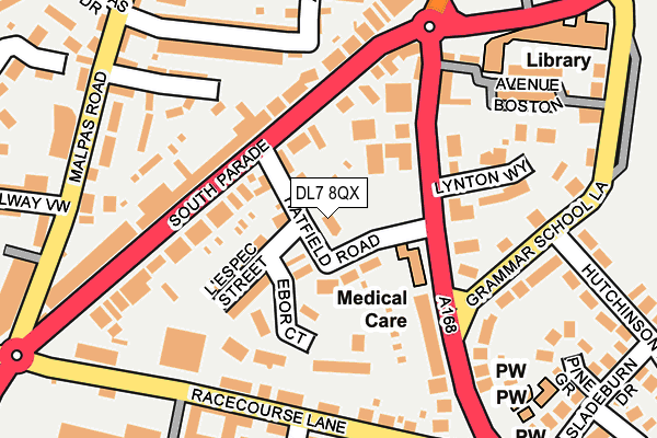 DL7 8QX map - OS OpenMap – Local (Ordnance Survey)