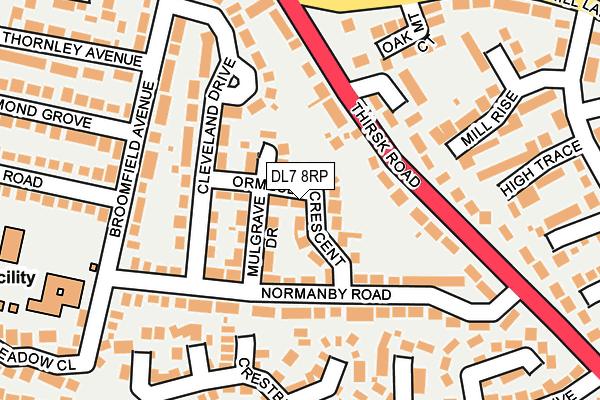 DL7 8RP map - OS OpenMap – Local (Ordnance Survey)