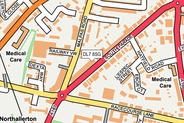 DL7 8SG map - OS OpenMap – Local (Ordnance Survey)