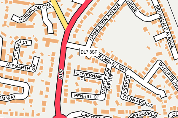 DL7 8SP map - OS OpenMap – Local (Ordnance Survey)