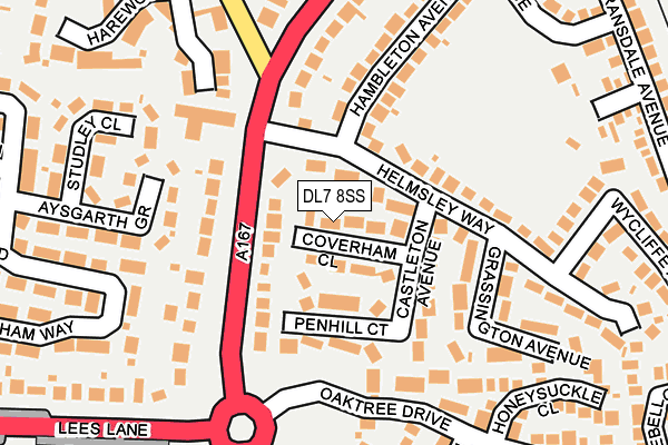 DL7 8SS map - OS OpenMap – Local (Ordnance Survey)