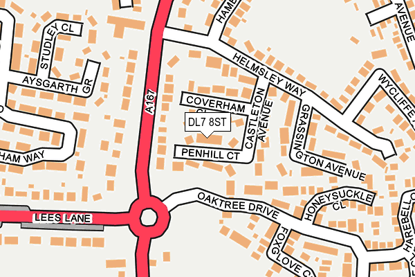 DL7 8ST map - OS OpenMap – Local (Ordnance Survey)