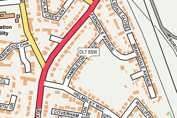 DL7 8SW map - OS OpenMap – Local (Ordnance Survey)