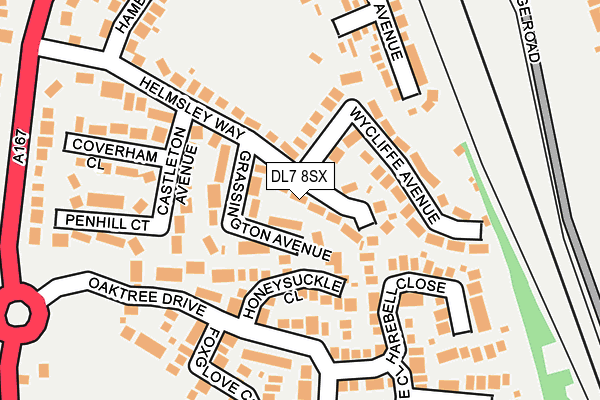 DL7 8SX map - OS OpenMap – Local (Ordnance Survey)