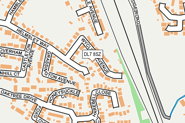 DL7 8SZ map - OS OpenMap – Local (Ordnance Survey)