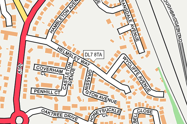 DL7 8TA map - OS OpenMap – Local (Ordnance Survey)