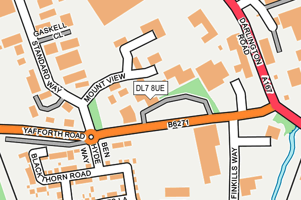 DL7 8UE map - OS OpenMap – Local (Ordnance Survey)