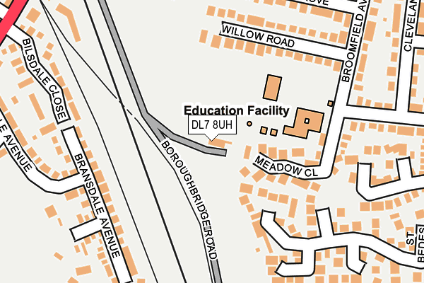 DL7 8UH map - OS OpenMap – Local (Ordnance Survey)