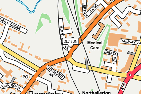 DL7 8UN map - OS OpenMap – Local (Ordnance Survey)