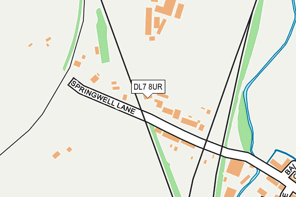 DL7 8UR map - OS OpenMap – Local (Ordnance Survey)