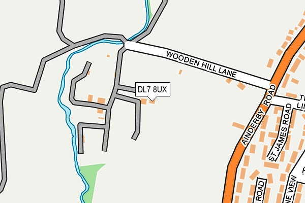 DL7 8UX map - OS OpenMap – Local (Ordnance Survey)