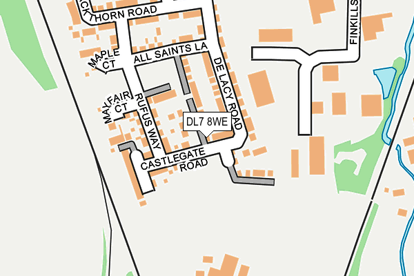 DL7 8WE map - OS OpenMap – Local (Ordnance Survey)