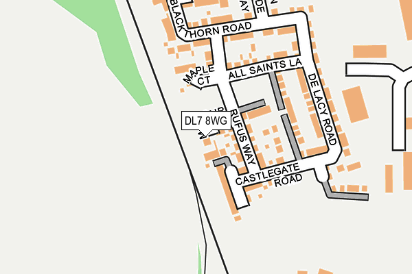 DL7 8WG map - OS OpenMap – Local (Ordnance Survey)