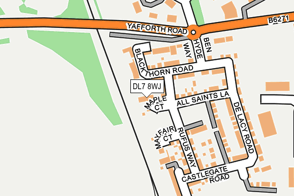 DL7 8WJ map - OS OpenMap – Local (Ordnance Survey)