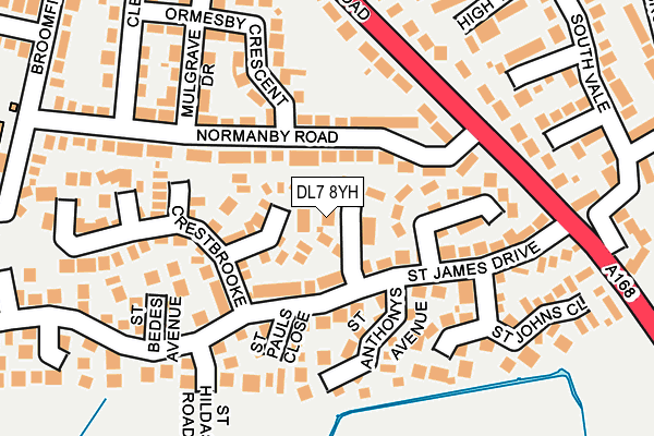 DL7 8YH map - OS OpenMap – Local (Ordnance Survey)