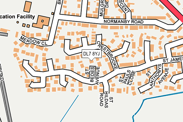 DL7 8YJ map - OS OpenMap – Local (Ordnance Survey)