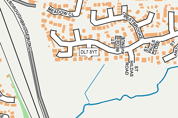 DL7 8YT map - OS OpenMap – Local (Ordnance Survey)