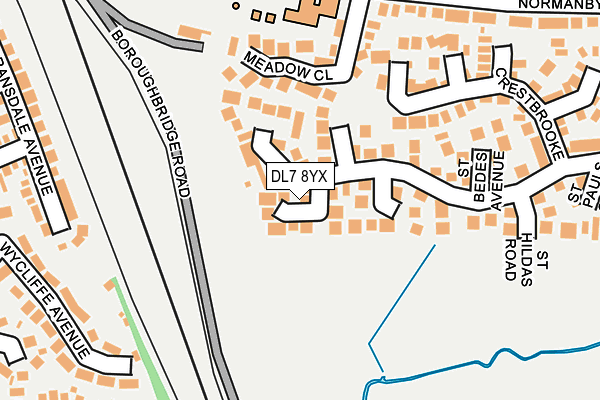 DL7 8YX map - OS OpenMap – Local (Ordnance Survey)