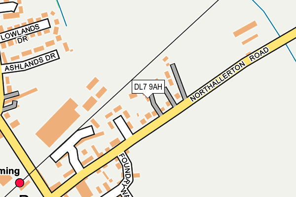 DL7 9AH map - OS OpenMap – Local (Ordnance Survey)
