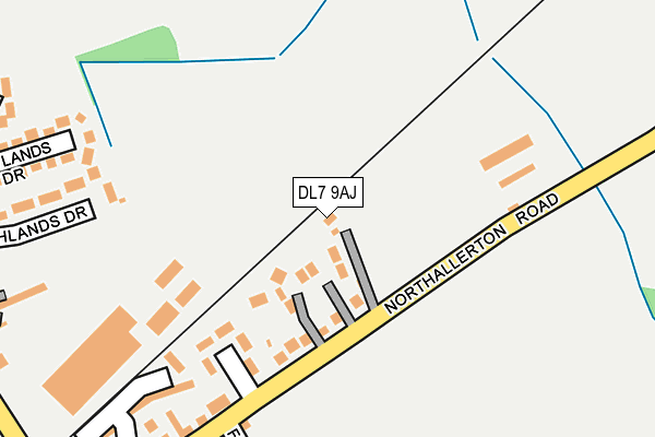 DL7 9AJ map - OS OpenMap – Local (Ordnance Survey)