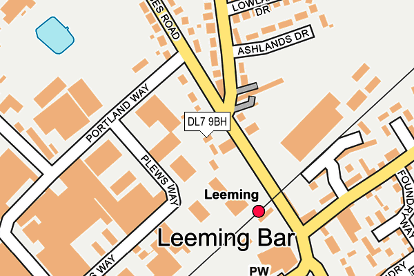 DL7 9BH map - OS OpenMap – Local (Ordnance Survey)
