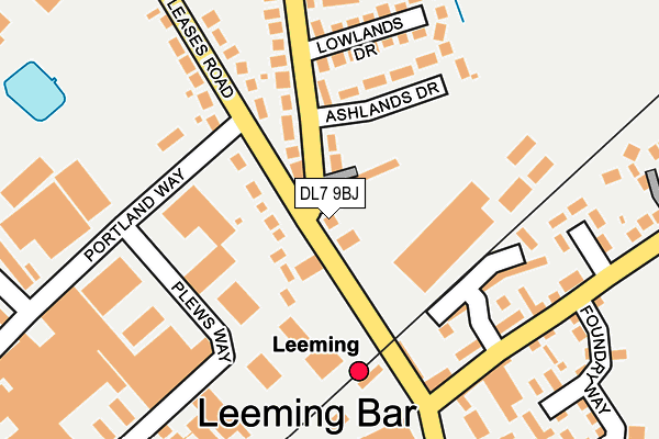 DL7 9BJ map - OS OpenMap – Local (Ordnance Survey)