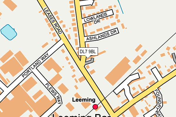 DL7 9BL map - OS OpenMap – Local (Ordnance Survey)