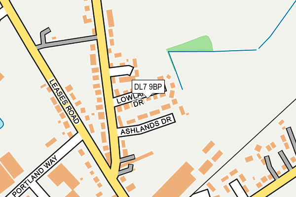 DL7 9BP map - OS OpenMap – Local (Ordnance Survey)