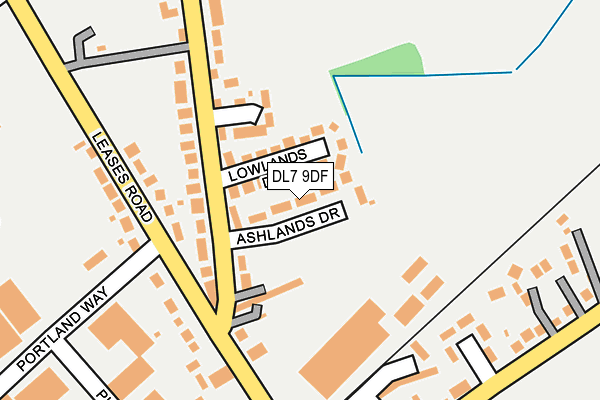 DL7 9DF map - OS OpenMap – Local (Ordnance Survey)