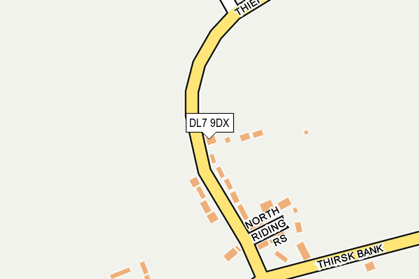 DL7 9DX map - OS OpenMap – Local (Ordnance Survey)