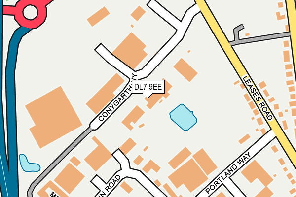 DL7 9EE map - OS OpenMap – Local (Ordnance Survey)